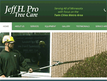 Tablet Screenshot of jeffhoheiselprotreecare.com